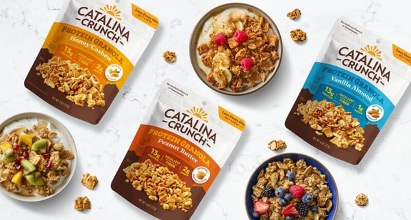 Plant-Based Protein Granola Snacks