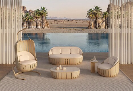 Sand Movement-Inspired Outdoor Furniture