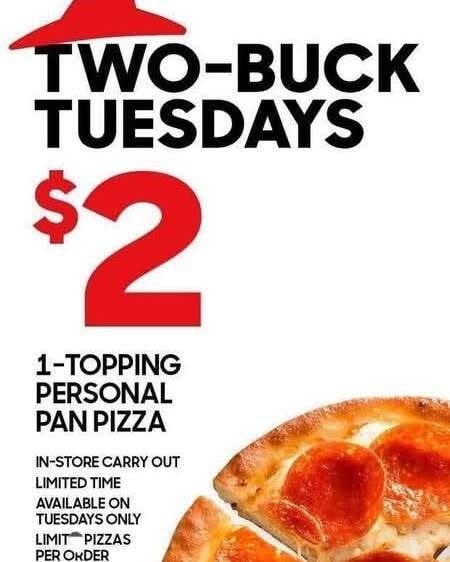 Retro Pizza Pricing Promotions