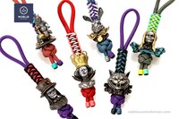 Sculptural Knife Lanyard Beads