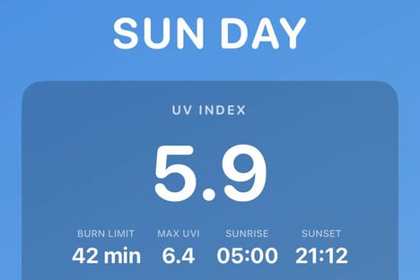 Location-Based UV Tracker Apps