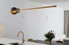 Horizontal Glass Sphere Lighting