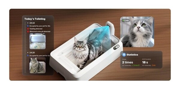 AI-Powered Open-Top Litter Boxes