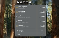 Minimalist Multi-Timezone Trackers