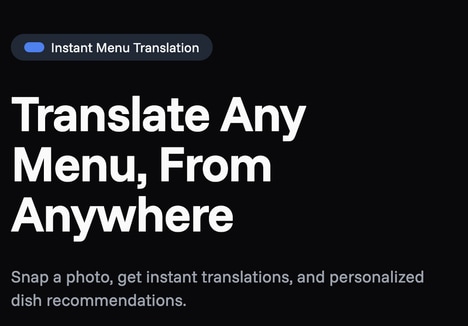 Menu Translation Tools