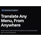 Menu Translation Tools Image 1