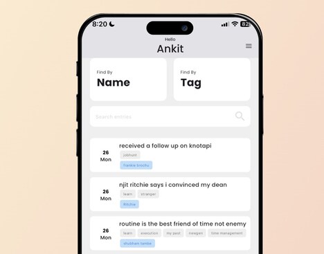 Contextual Note Organizers