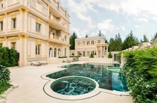 Illuminated Bright Pool Surfaces
