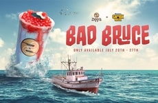 Shark-Themed Dirty Sodas