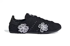 Floral-Accented Textural Sneakers