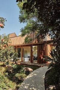 Illuminated Curved Home Extensions Image 1