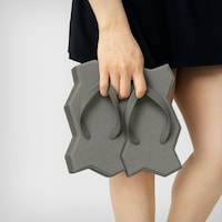 Concrete Brick-Themed Footwear Image 4