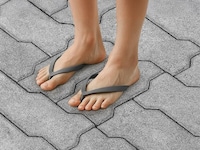 Concrete Brick-Themed Footwear Image 5