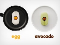 Egg-Inspired Adjustable Mouse Image 3