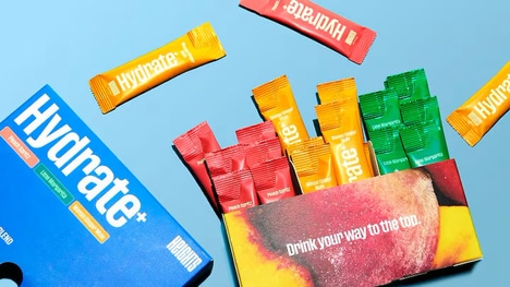 Cognition-Supporting Hydration Satchets