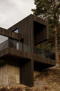 Slate-Clad Prefab Houses