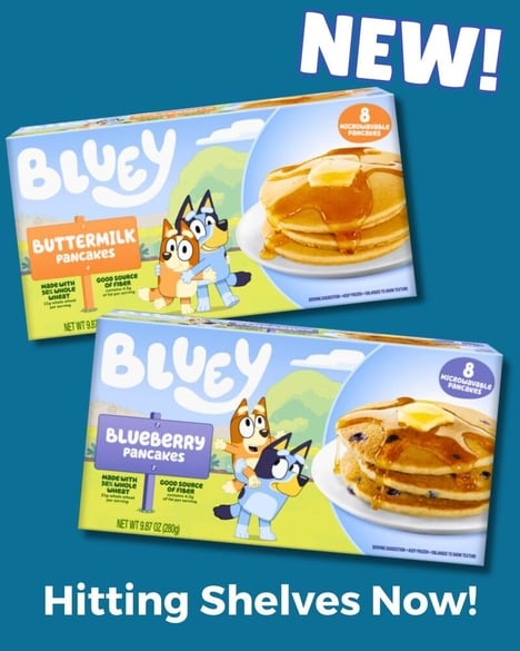 Themed Fiber-Rich Frozen Pancakes