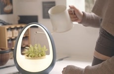 Water-Powered Planter Smart Lights