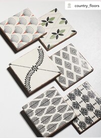 Mediterranean-Inspired Terracotta Tile Lines Image 1
