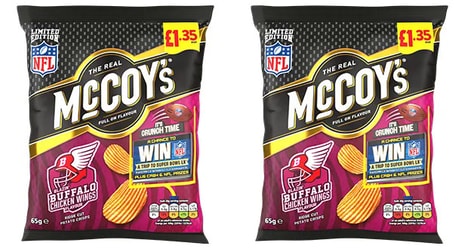 Football-Themed Snack Chips