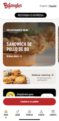Spanish-Language In-App Ordering Options Image 1