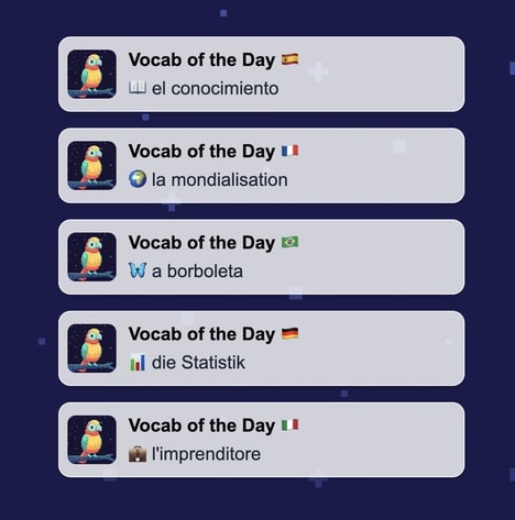 Microlearning Language Tools