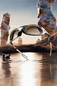 Modern Titanium Sunglasses Image 4