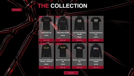 True Crime-Themed Apparel Shops