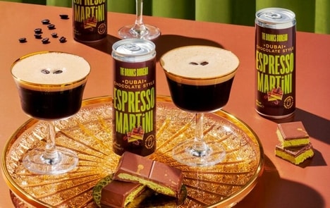 Dubai Chocolate-Style Espresso Martinis