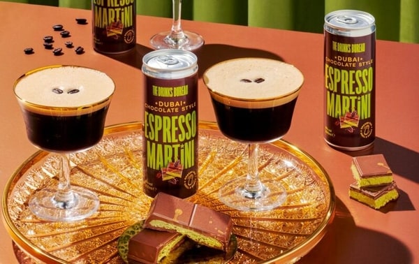 Dubai Chocolate-Style Espresso Martinis