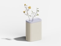 Personalized Floral Grid Vases