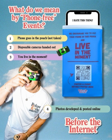 Retro Phone-Free Events