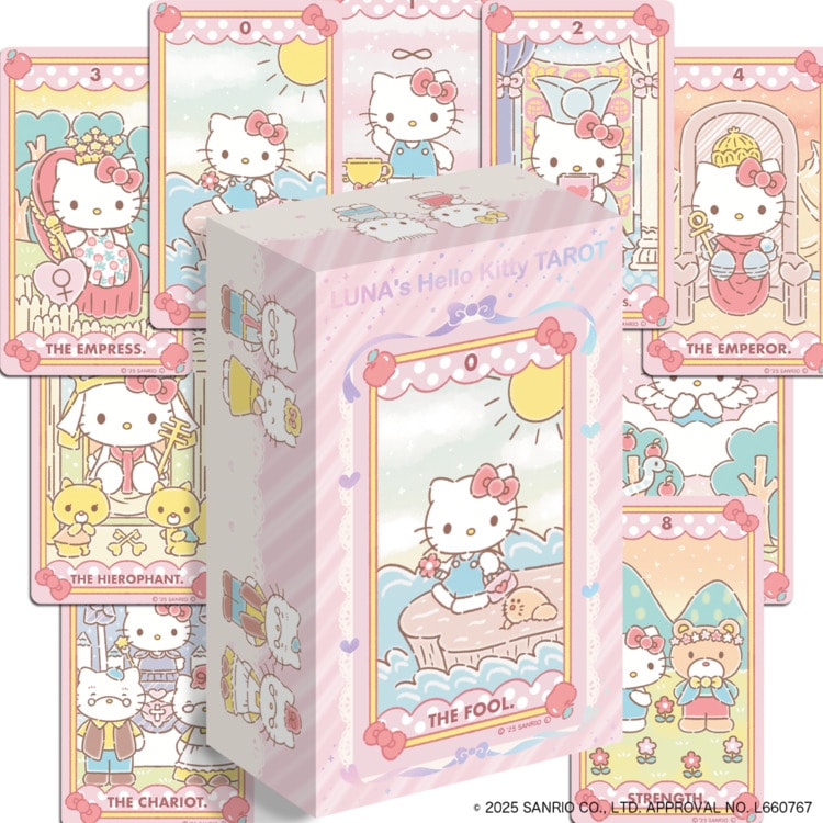 Cartoon-Inspired Tarot Decks: Sanrio and Luna Factory Launch