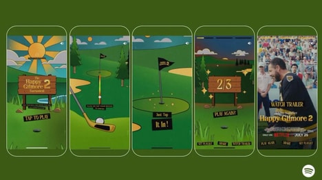 Film-Inspired In-App Golf Challenges