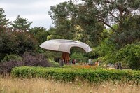 Mushroom-Like Wooden Pavilions Image 1