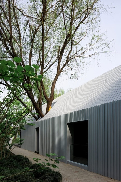 Serene Waterfront Pavilions