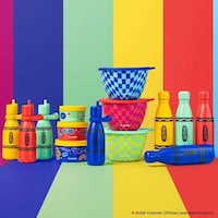 Retro Colored Containers