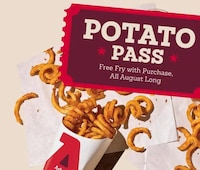 Complimentary Fries QSR Promotions Image 1