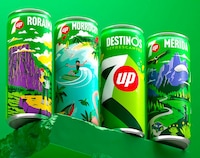 Adventure-Inspired Soda Cans