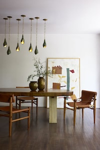 Sculptural Bronze Lighting