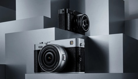 Vintage-Modern Sleek Cameras