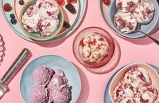 Cornbread Berry Ice Creams