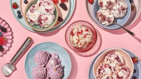 Cornbread Berry Ice Creams