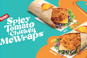 Sensorial QSR Wraps: McDonald's Singapore Introduced its 'Spicy Tomato ...