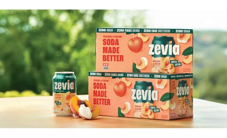 Sugar-Free Creamy Peach Sodas