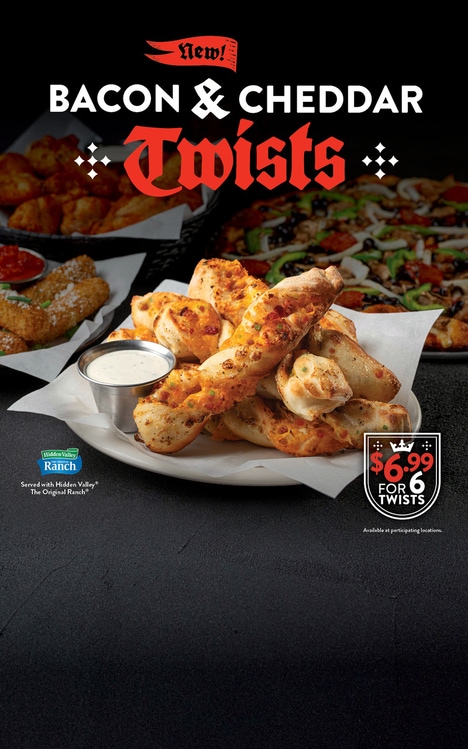Elevated Pizzeria Bread Twists