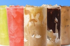 Icy Caffeinated QSR Drinks