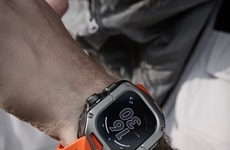 Sculptural Metallic Smartwatch Cases