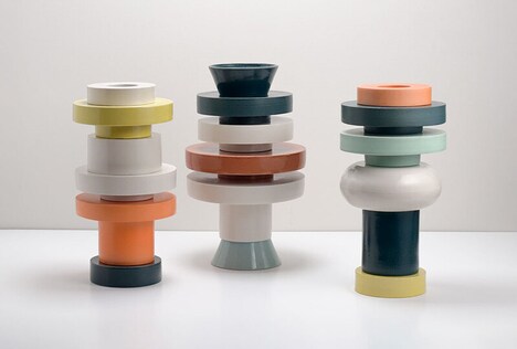Stackable Clay Sculptures