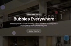 Spatial Bubble Games